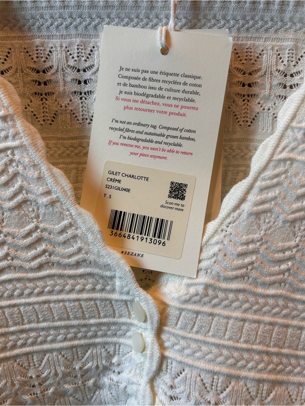 Sézane charlotte cardigan - Picture 3 of 5
